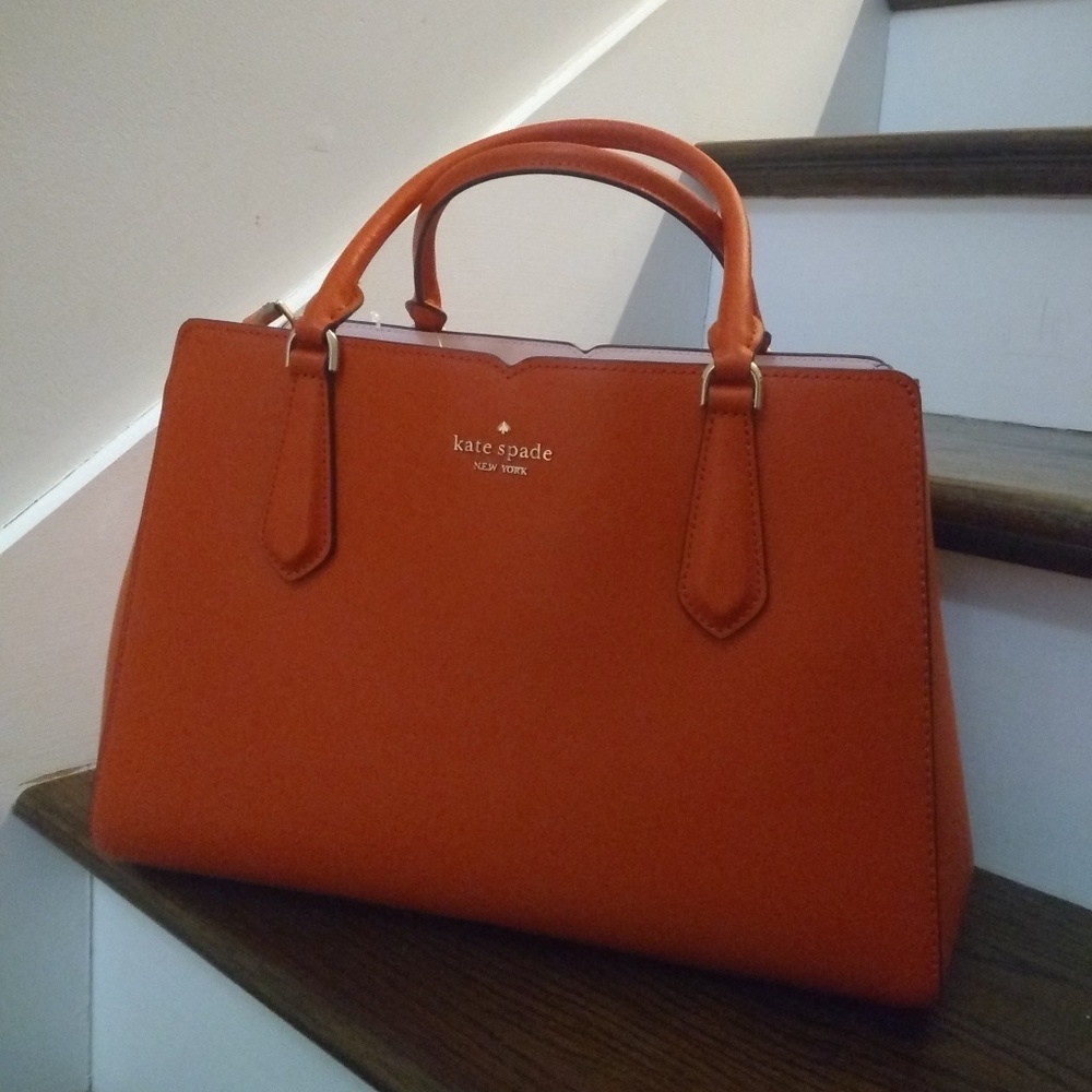 Orange Kate Spade purse NWT